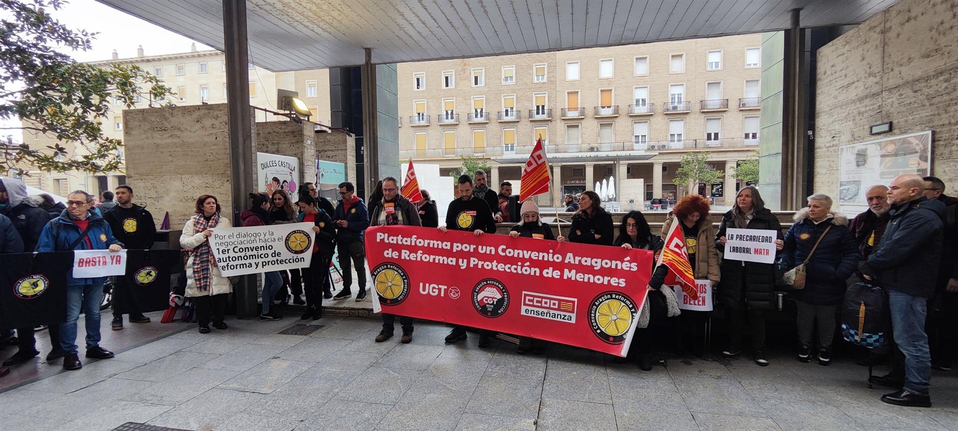 Huelga de los trabajadores de Reforma y Protección de Menores Huelga de los trabajadores de Reforma y Protección de Menores