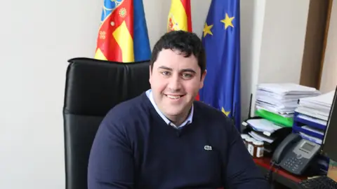 David García, alcalde de Nules. David García, alcalde de Nules.
