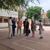 Gan Pampols en el colegio Les Comes de l'Alcudia