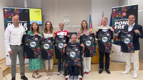 Presentaci&oacute;n en Valencia de la Carrera "Ponle Freno 2025"