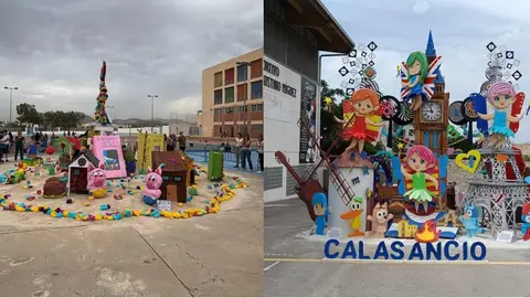 Las hogueras escolares del El CEIP Juan XXIII y Calasancio Las hogueras escolares del El CEIP Juan XXIII y Calasancio
