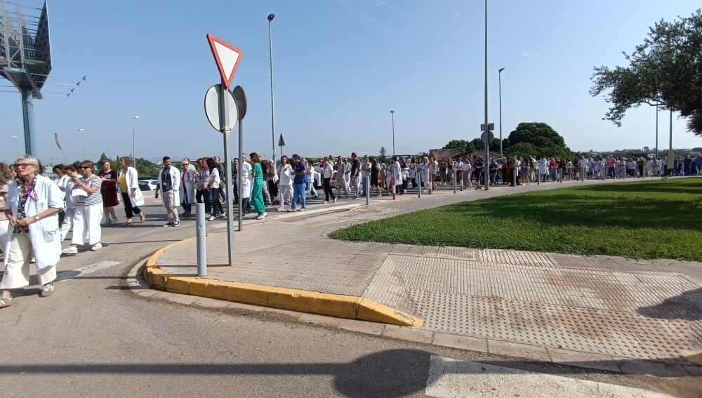 Marcha de protesta Hospital de la Ribera
