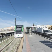 Trambahia en su paso por Chiclana Trambahia en su paso por Chiclana