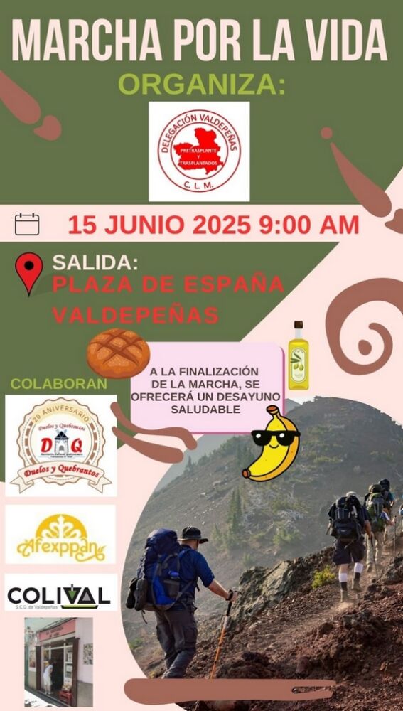 Cartel de la Marcha Por La Vida 