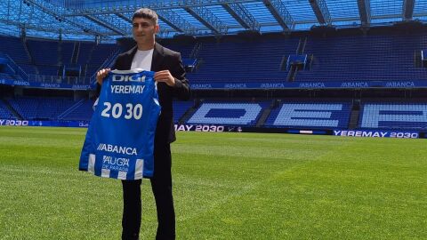 Yeremay, jugador del Deportivo de La Coruña Yeremay, jugador del Deportivo de La Coruña