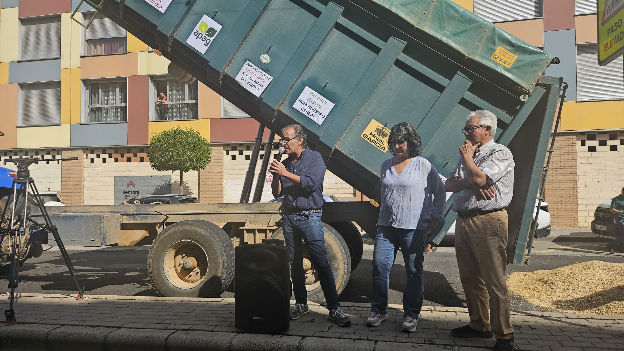 Las tres organizaciones agrarias de Guadalajara protestan por la situación crítica del cereal Las tres organizaciones agrarias de Guadalajara protestan por la situación crítica del cereal