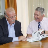 Vicente del Bosque y Eliseu Gómez Vicente del Bosque y Eliseu Gómez