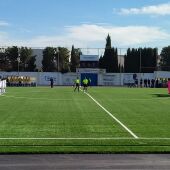 Campo de fútbol ?La Molineta' en un partido de la temporada 2024-2025