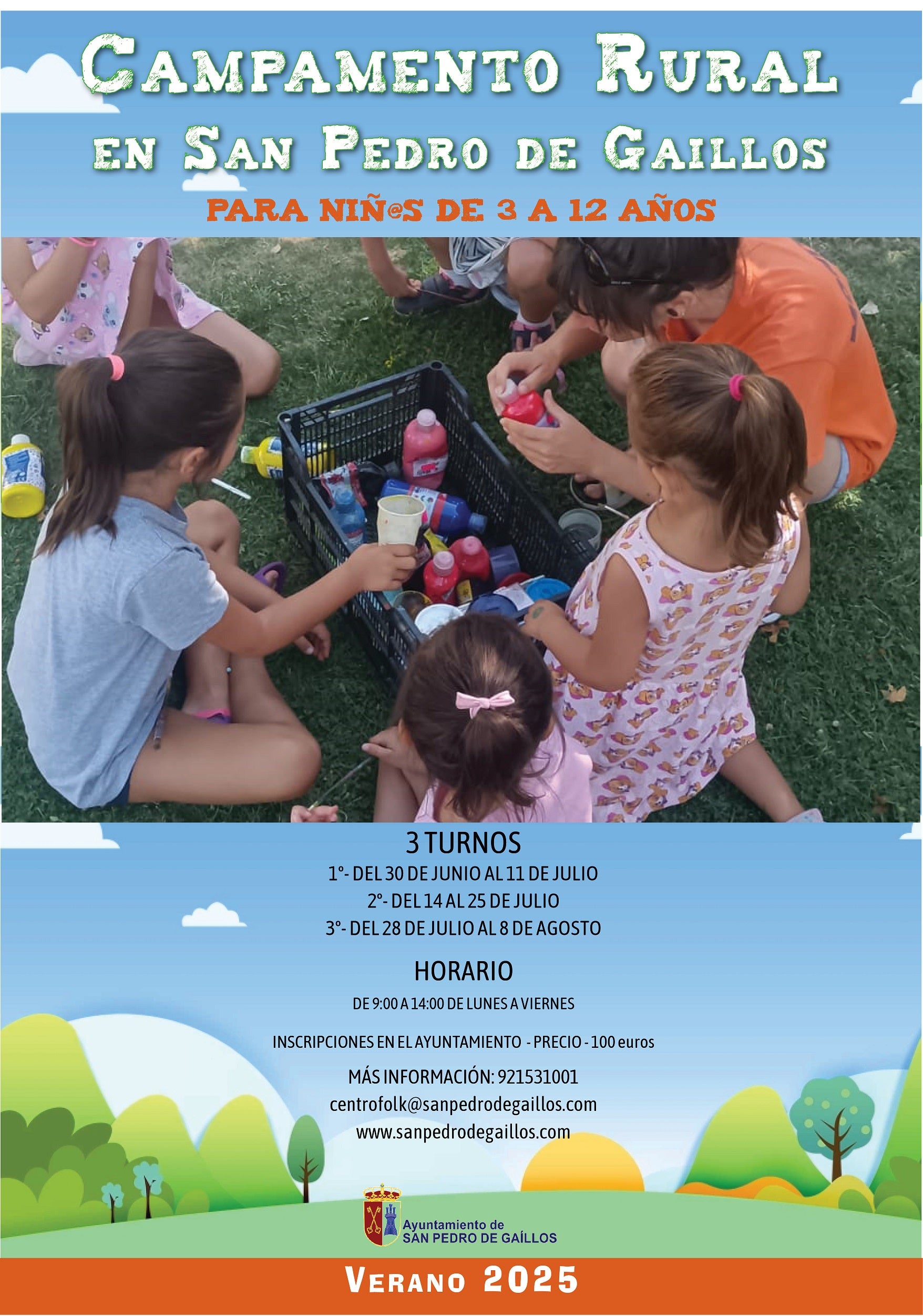 San Pedro de Gaíllos inicia con el Campamento Rural un verano cargado de actividades para todos San Pedro de Gaíllos inicia con el Campamento Rural un verano cargado de actividades para todos