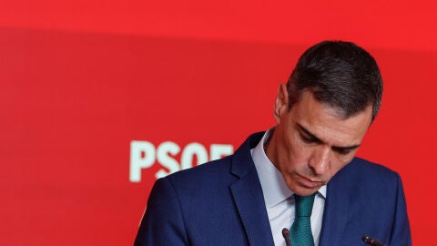 Pedro Sánchez, presidente del Gobierno, tras la reunión de la Ejecutiva Federal del PSOE 