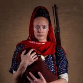 Marta Viera en la obra teatral 'Sahara. La Barca del desierto'