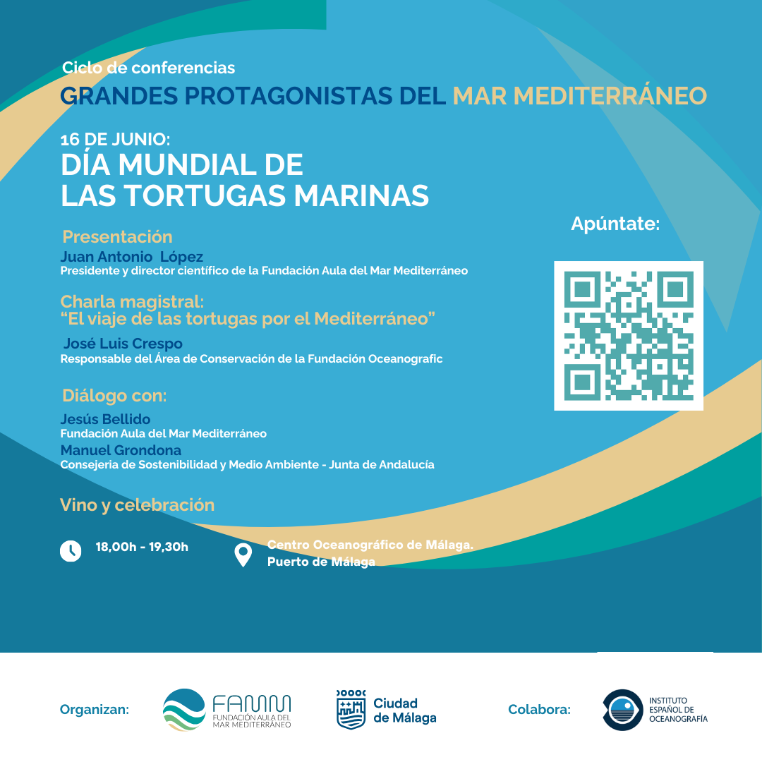 La Fundación Aula del Mar Mediterráneo presenta “El viaje de las tortugas por el Mediterráneo" La Fundación Aula del Mar Mediterráneo presenta “El viaje de las tortugas por el Mediterráneo"