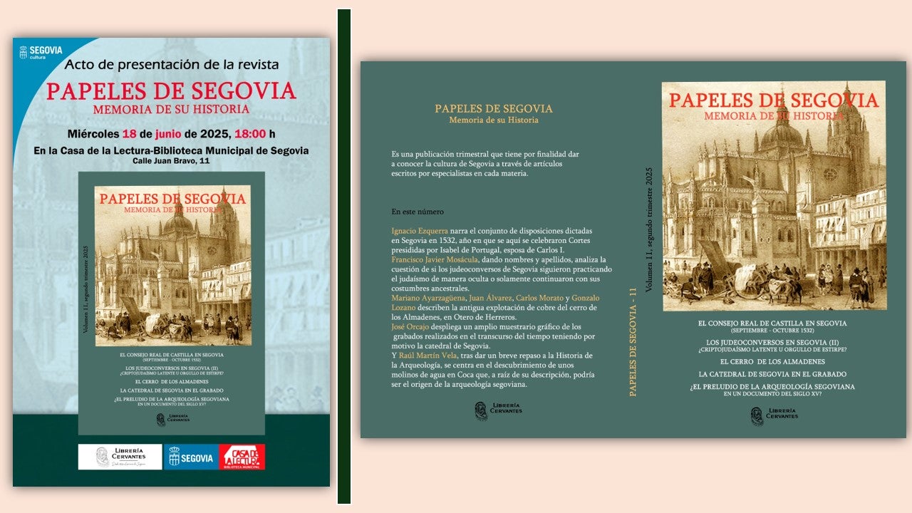 Este miércoles se presenta un nuevo número de la revista Papeles de Segovia Este miércoles se presenta un nuevo número de la revista Papeles de Segovia