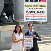 Paro y concentraciones en Segovia y Madrid contra la supresión de paradas del tren en Segovia Paro y concentraciones en Segovia y Madrid contra la supresión de paradas del tren en Segovia