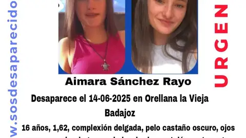 Buscan a una joven de 16 años desaparecida desde el pasado sábado en Orellana la Vieja Buscan a una joven de 16 años desaparecida desde el pasado sábado en Orellana la Vieja