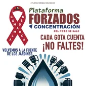 Protesta Almadén por una nueva tubería de agua Protesta Almadén por una nueva tubería de agua