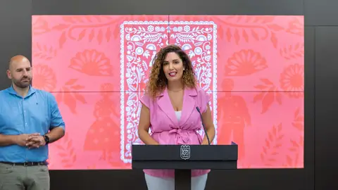 La delegada de Fiestas de San Fernando, en rueda de prensa La delegada de Fiestas de San Fernando, en rueda de prensa