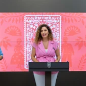 La delegada de Fiestas de San Fernando, en rueda de prensa La delegada de Fiestas de San Fernando, en rueda de prensa