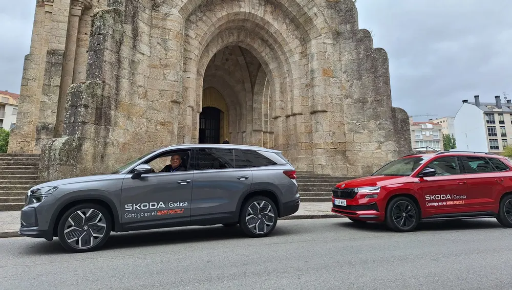 Los Skoda de Gadasa de ruta por O Carballiño Los Skoda de Gadasa de ruta por O Carballiño