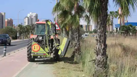 El Ayuntamiento de Benidorm ejecuta labores de limpieza de cunetas en todos los caminos rurales de l’Horta El Ayuntamiento de Benidorm ejecuta labores de limpieza de cunetas en todos los caminos rurales de l’Horta