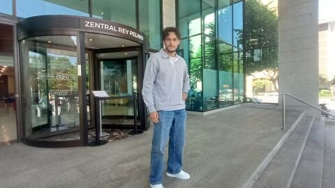 Corredera en el hotel de Gij&oacute;n