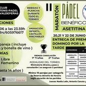 II Maratón Benéfico de Pádel II Maratón Benéfico de Pádel
