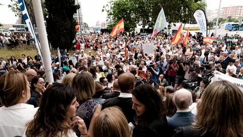 Fotografía de archivo del paro convocado por los jueces y fiscales el 11 de junio Fotografía de archivo del paro convocado por los jueces y fiscales el 11 de junio