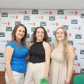 María Cieza, entre Elena Alañón y Belén Trujillo María Cieza, entre Elena Alañón y Belén Trujillo