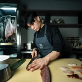 Jimmy Zhu, chef de Haku. Jimmy Zhu, chef de Haku.