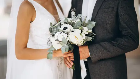 Pareja boda. Pareja boda.