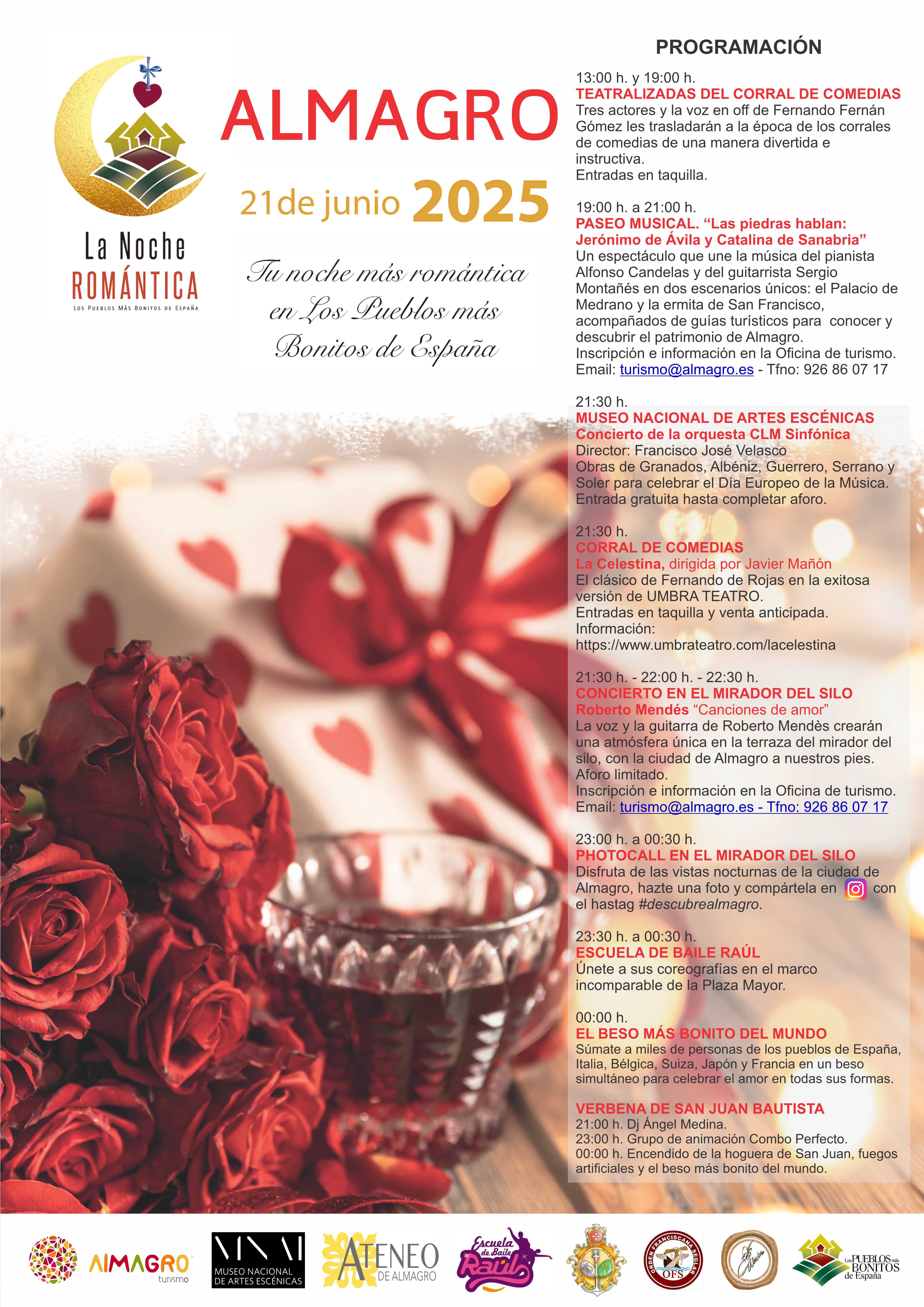 Almagro celebra este sábado la noche más romántica del año Almagro celebra este sábado la noche más romántica del año