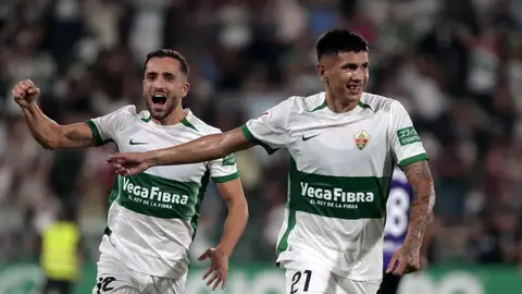 Nico Castro celebra un gol ante el Córdoba. Nico Castro celebra un gol ante el Córdoba.