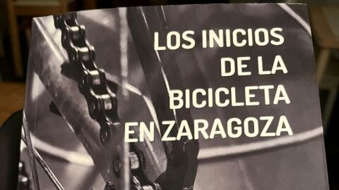 Portada del libro "Los inicios de la bicicleta en Zaragoza"