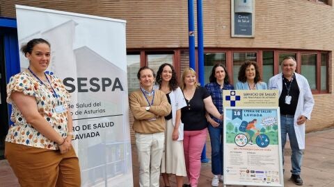 Los profesionales sanitarios de Laviada promueven una vida saludable