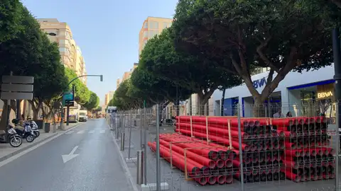 Obras Paseo de Almería Obras Paseo de Almería
