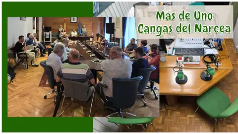 Momento de la reunión con la Plataforma el Suroccidente también es Asturias Momento de la reunión con la Plataforma el Suroccidente también es Asturias