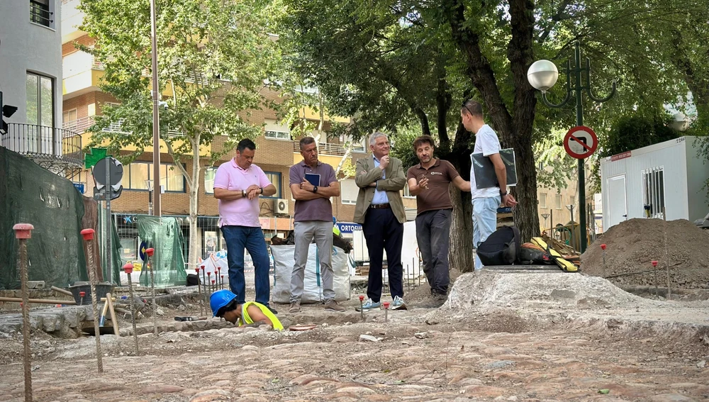 Obras en la Plaza del Pilar Obras en la Plaza del Pilar