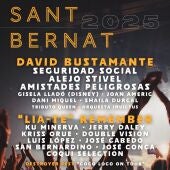 Cartel provisional de las Fiestas de Sant Bernat 2025