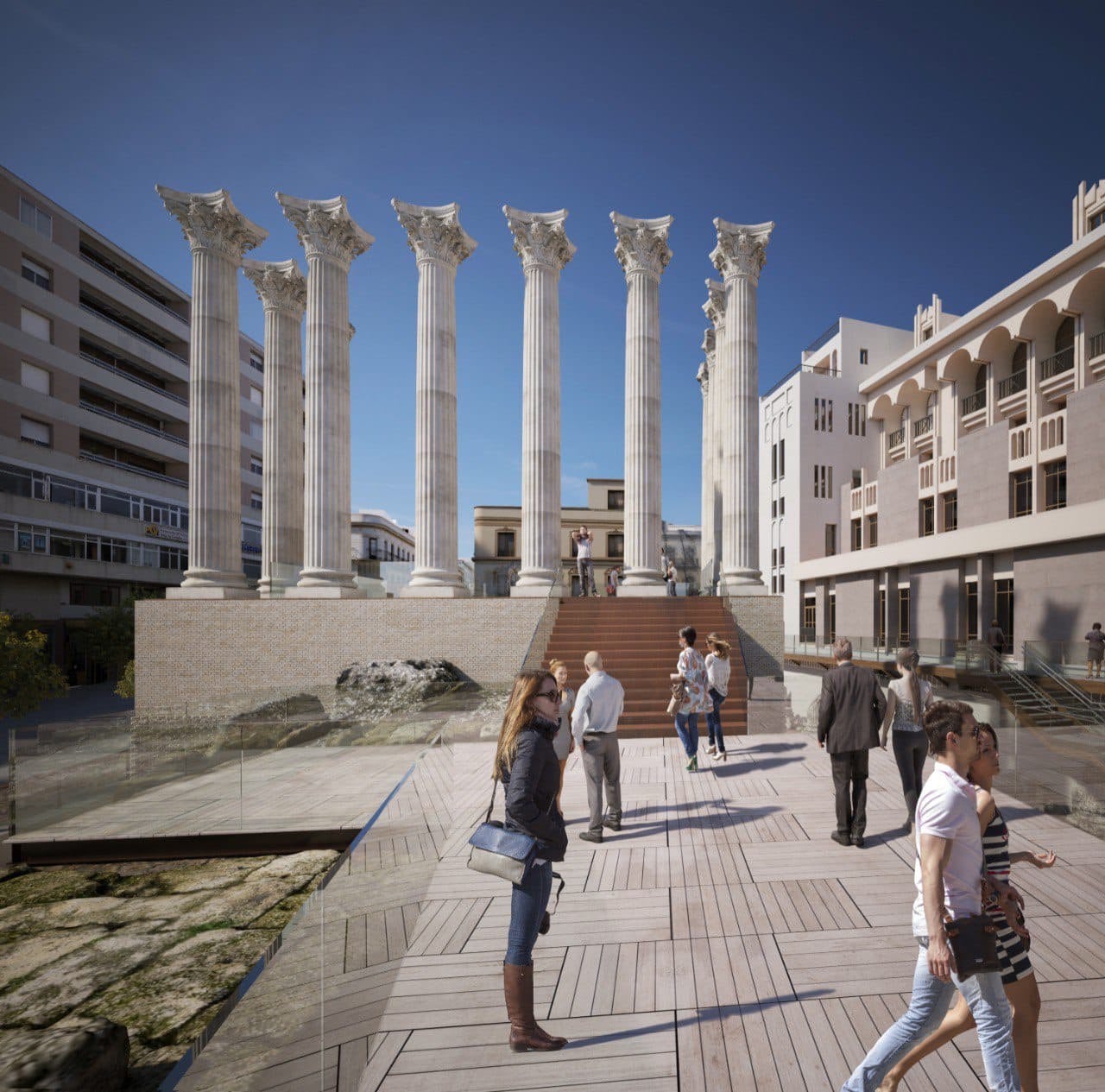 Reabre el templo romano a las visitas culturales y turísticas Reabre el templo romano a las visitas culturales y turísticas