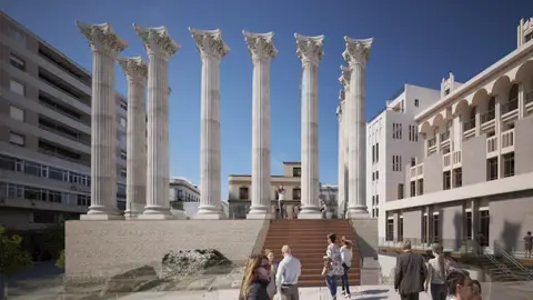 Reabre el templo romano a las visitas culturales y turísticas Reabre el templo romano a las visitas culturales y turísticas