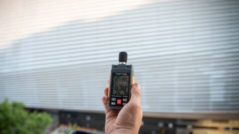 Medidor ac&uacute;stico en el concierto de Taylor Swift en el Bernab&eacute;u
