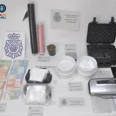 Material incautado por la Policía Nacional Material incautado por la Policía Nacional