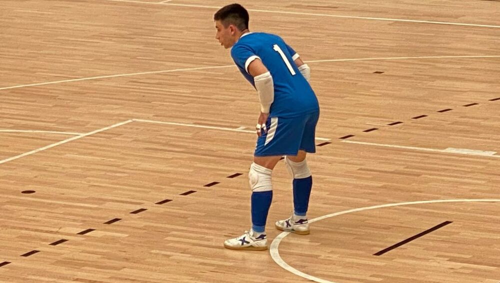 El guardameta, durante un partido en Salamanca