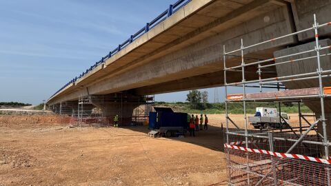Puente sobre el río Magro de la CV-42 en Algemesí