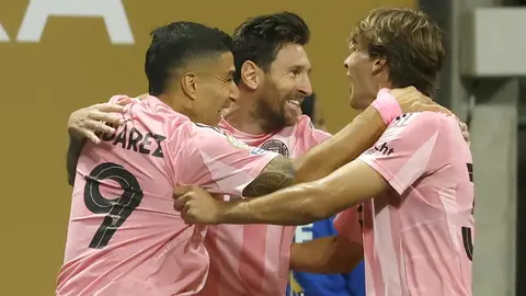 Un golazo de Messi acerca al Inter a los octavos Un golazo de Messi acerca al Inter a los octavos