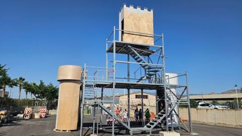 Castillo de fiestas Moros y Cristianos Villajoyosa