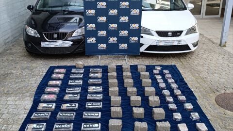 La Policía Nacional incauta 33 kilos de cocaína, 41 de hachís