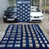 La Policía Nacional incauta 33 kilos de cocaína, 41 de hachís