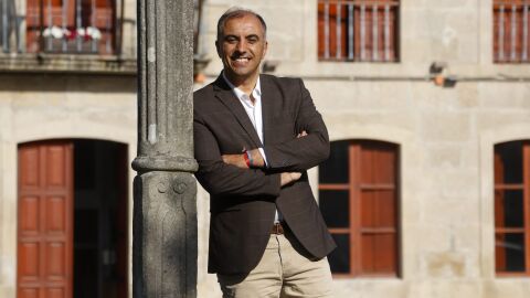 O alcalde de Poio, Ángel Moldes