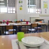 Imagen de archivo de un comedor escolar